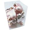 Bombki serduszka Rose Gold