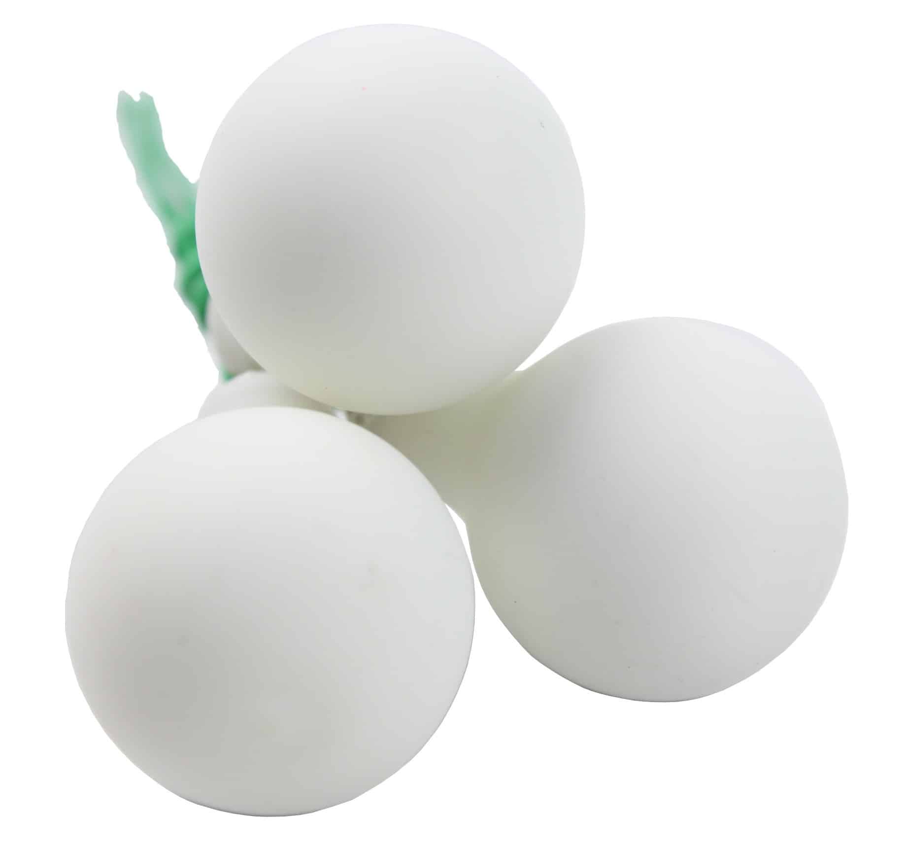 Bombki Szklane 2cm Arctic White