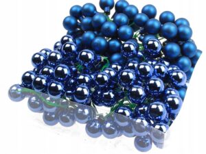 Bombki Szklane 2cm Chabrowe Paczka 144 szt.