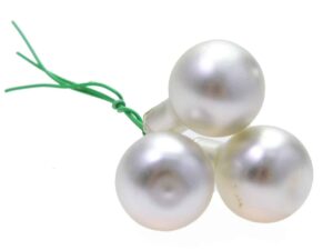 Bombki Szklane 2cm Srebrne Matowe