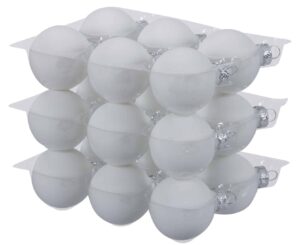 Bombki Szklane 4cm Arctic White