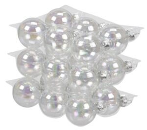 Bombki Szklane 4cm Przezroczyste