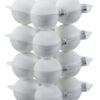 Bombki Szklane 6cm Białe Arctic White
