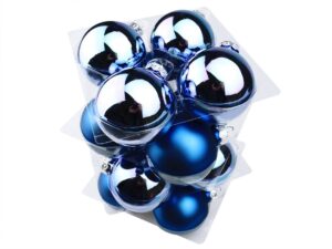 Bombki Szklane 6cm Chabrowe