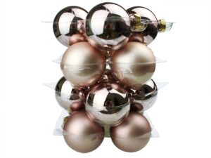 Bombki Szklane 6cm Rose Gold