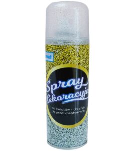 Brokat w sprayu 250ml Srebrny