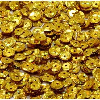 Cekiny łamane 6mm 15g laserowe złote