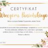 Certyfikat Na Wieczór Panieński Piwonie