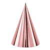 Czapeczki rose gold 6szt.