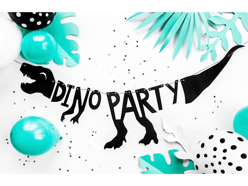 Dino Party banner Dinozaur