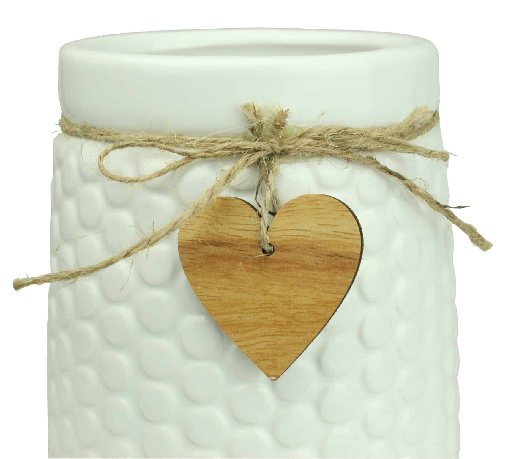 Doniczka Ceramiczna Serduszko 18 x 11cm