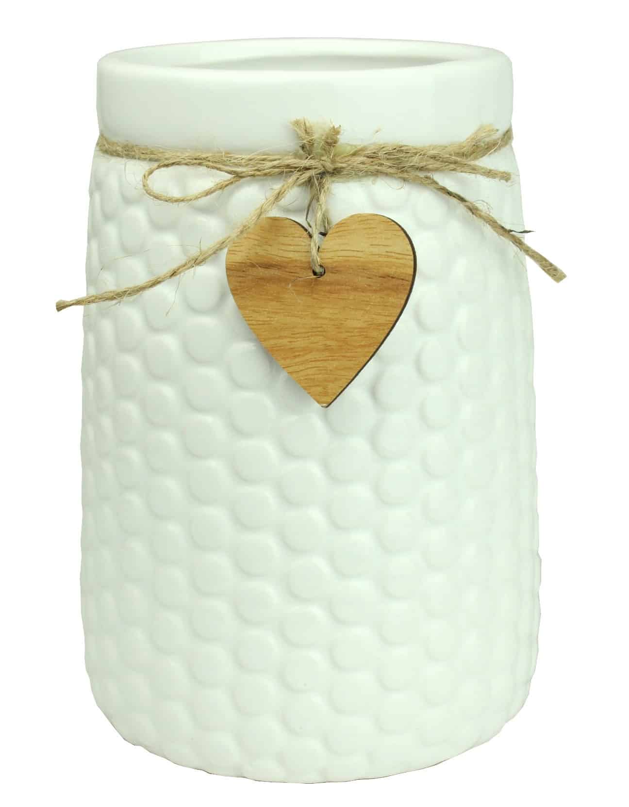 Doniczka Ceramiczna Serduszko 18 x 11cm