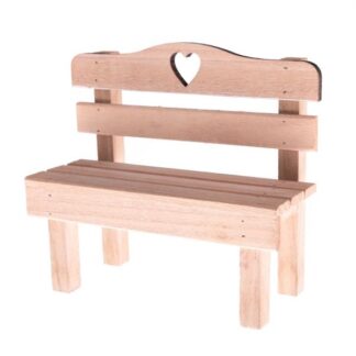 Drewniana Ławeczka na Kwiaty