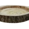 Drewniana taca, misa na święta, plaster drzewa 35-37cm