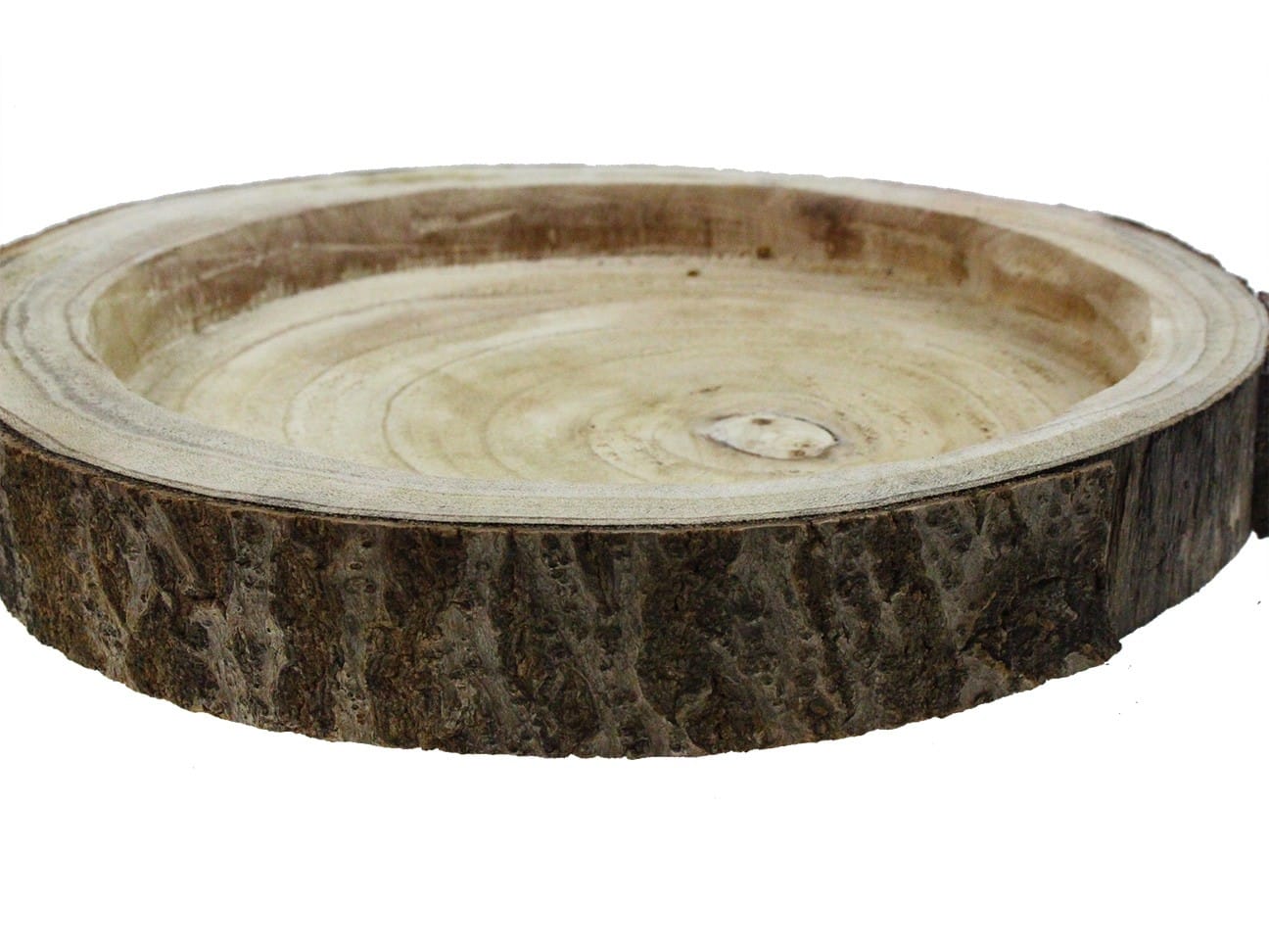 Drewniana taca, misa na święta, plaster drzewa 35-37cm