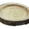 Drewniana taca, misa na święta, plaster drzewa 35-37cm