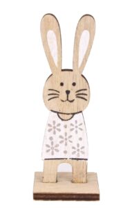 Drewniany Zajączek 10 x 3cm Pani