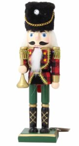 Dziadek Do Orzechów Drewniany Trąbka