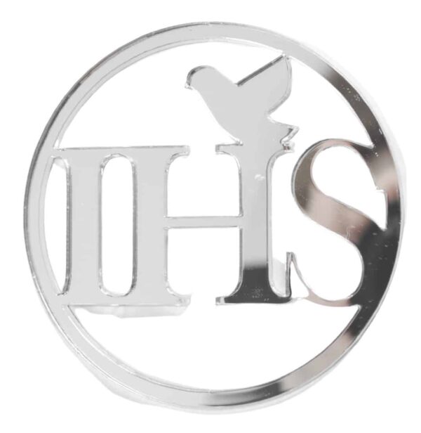 Emblemat dekoracja na tort Komunia IHS
