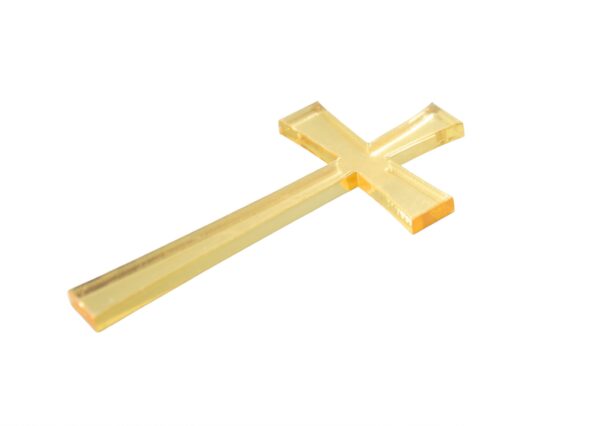 Emblemat dekoracja na tort Komunia Krzyż