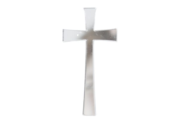 Emblemat dekoracja na tort Komunia Krzyż