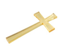 Emblemat dekoracja na tort Komunia Krzyż