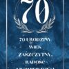 Etykiety na butelke 70 urodziny