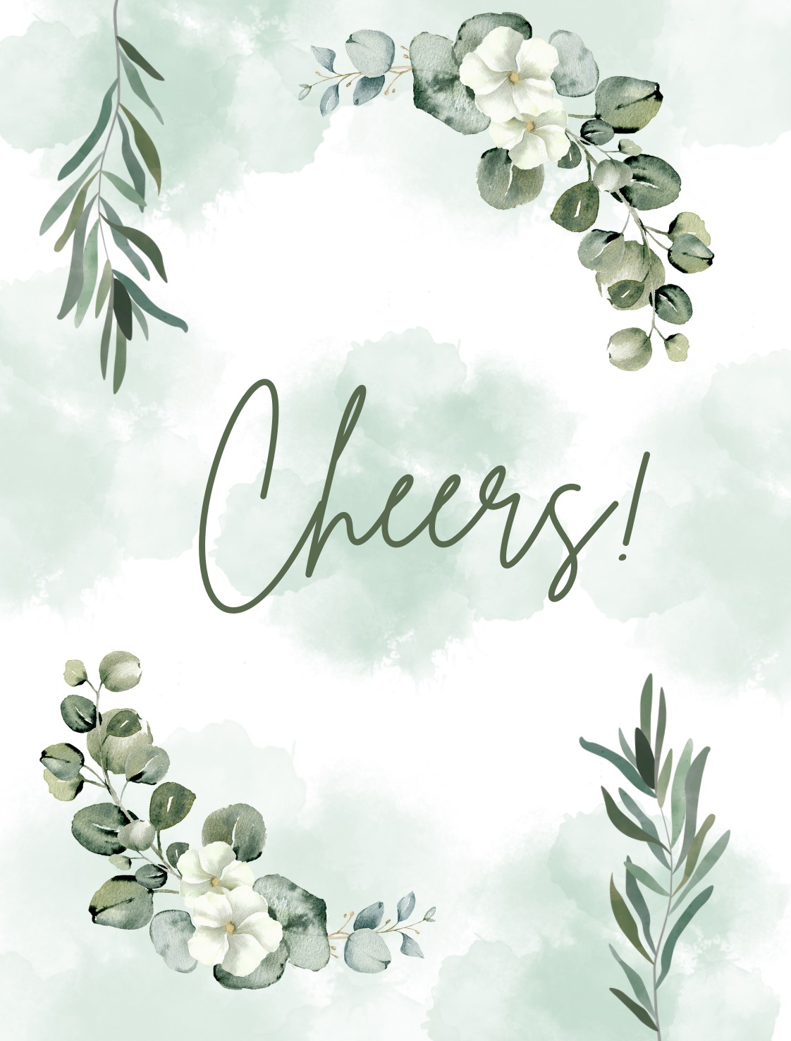 Etykiety na butelke Eukaliptus Cheers 
