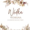 Etykiety na butelke Wódka Weselna 
