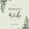 Etykiety na butelke Wódka Weselna 