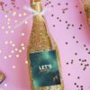 Etykiety na butelke Zielone Let's Party 