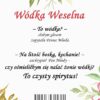 Etykiety ślubne Kwiatowy Ogród