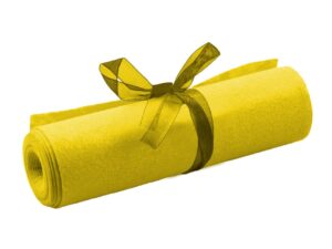 Filc dekoracyjny 20cm x 300cm żółty