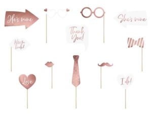 Gadżety do zdjęć Rose Gold
