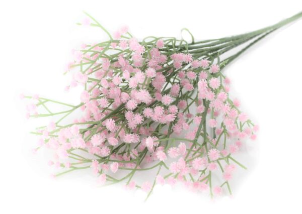 Gipsówka Gałązka Sztuczna 64 cm Jasny róż