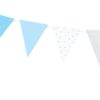 Girlanda 1st Birthday Niebieskie Flagietki