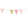 Girlanda 1st Birthday Różowe Flagietki