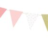Girlanda 1st Birthday Różowe Flagietki
