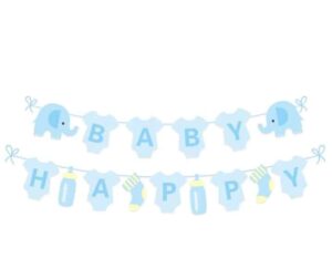 Girlanda Baby Shower Słonik Boy