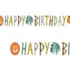 Girlanda Baner papierowa Happy Birthday Get Wild 