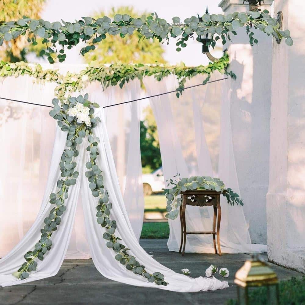 Girlanda Boho Sztuczny Eukaliptus