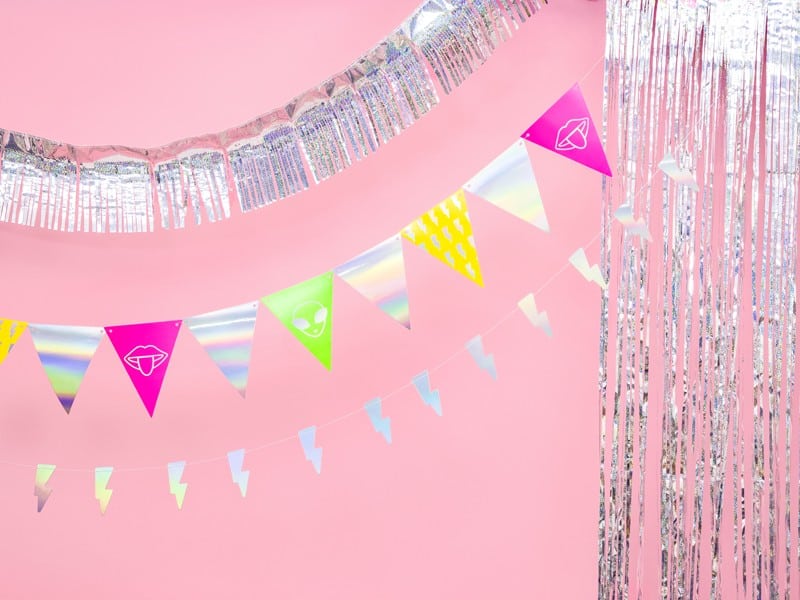 Girlanda Electric Holo Flagietki