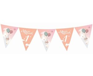 Girlanda flagietki na roczek Króliczek