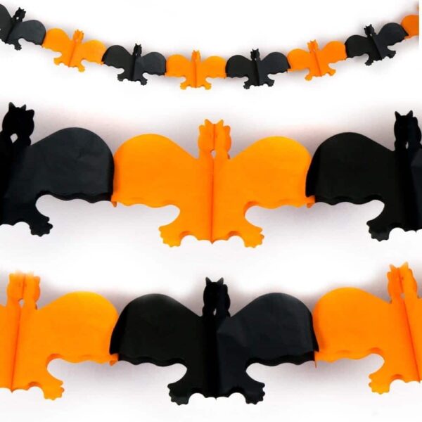 Girlanda papierowa Halloween Nietoperze