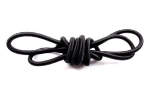 Guma Pleciona Okrągła 5mm x 1m Czarna