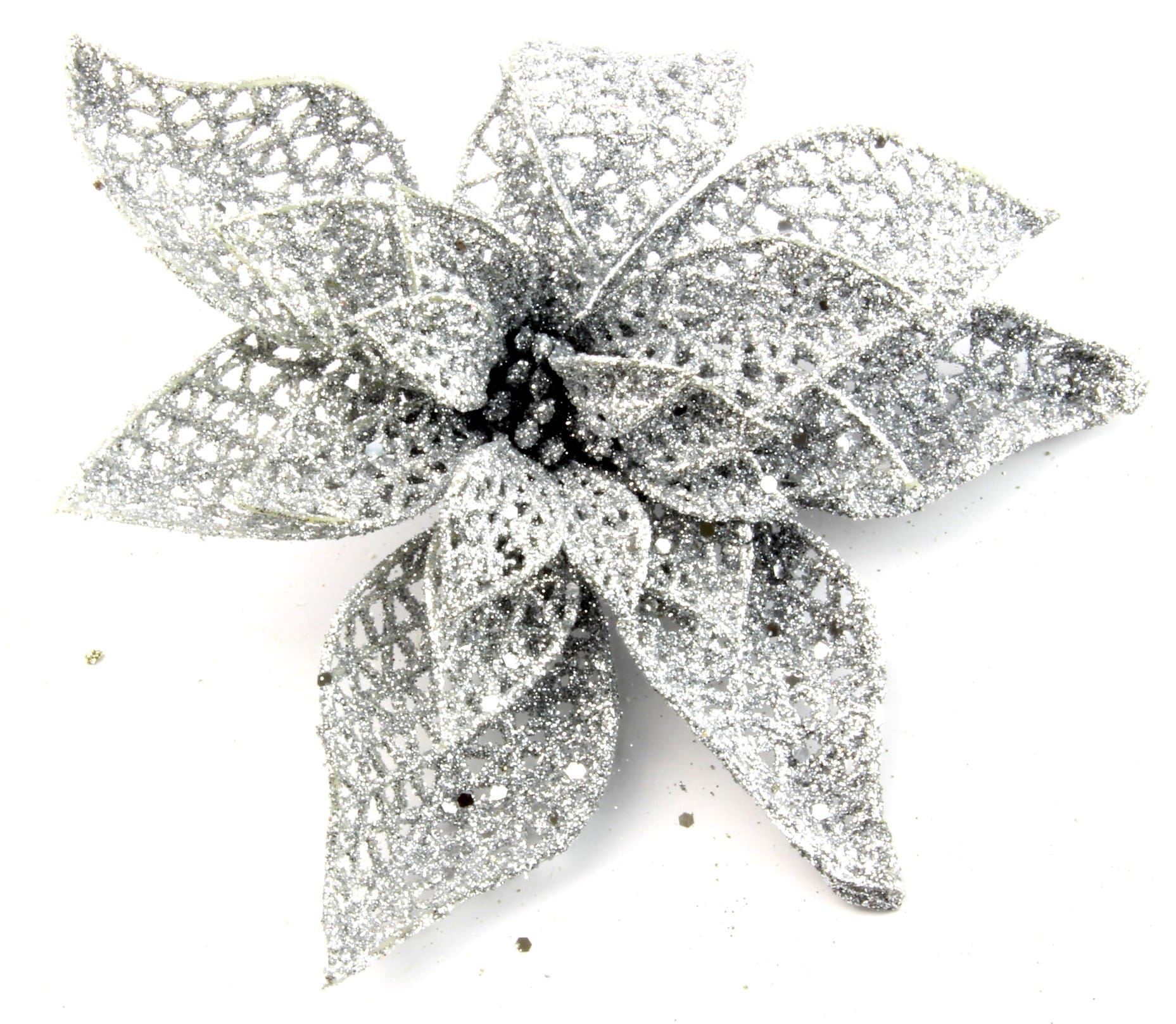 Gwiazda Betlejemska Na Choinkę Srebrna