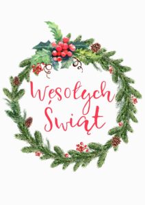 Kartka świąteczna Świąteczny Wianek