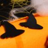 Kolczyki Halloween Kapelusz Czarownicy Czarne 2 szt.