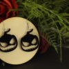 Kolczyki Halloween Mroczne Dynie Czarne 2 szt.