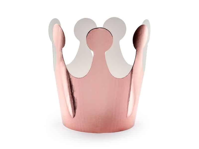 Korona rose gold 6szt